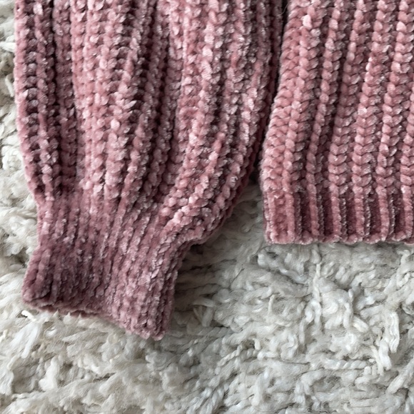 BB Dakota Pink Chenille Sweater - Picture 3 of 5
